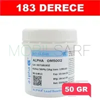 ALPHA OM5002 SIVI KREM LEHİM 50GR (183 DERECE)