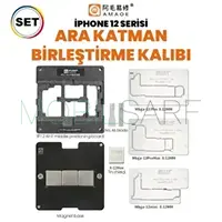 AMAOE İP12 ARA KATMAN BİRLEŞTİRME KALIBI (İPHONE 12 SERİSİ) (SET)