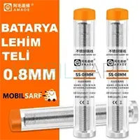 AMAOE SS-08MM BATARYA LEHİM TELİ 0.8MM