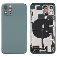 APPLE İPHONE 11 PRO MAX KASA KAPAK (DOLU) (YEŞİL)