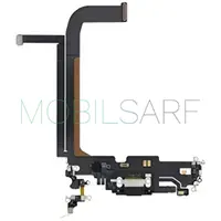 APPLE İPHONE 13 PRO MAX ŞARJ SOKETİ FİLMİ FLEX (SİYAH)