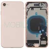 APPLE İPHONE 8 KASA KAPAK (DOLU) (PEMBE)