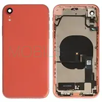 APPLE İPHONE XR KASA KAPAK (DOLU) (TURUNCU)