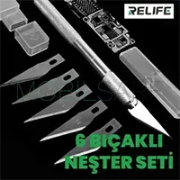 RELIFE RL-101E NEŞTER (#11A) (6 BIÇAKLI SET)