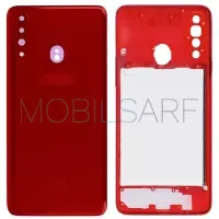 SAMSUNG GALAXY A20S A207 KASA ARKA KAPAK (SET) (KIRMIZI)