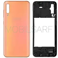 SAMSUNG GALAXY A50 A505 KASA ARKA KAPAK (SET) (TURUNCU)