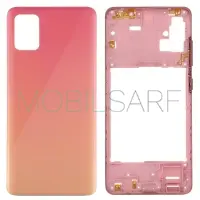 SAMSUNG GALAXY A51 A515 KASA ARKA KAPAK (SET) (PEMBE)