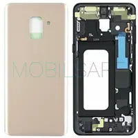 SAMSUNG GALAXY A8 A530 KASA ARKA KAPAK (SET) (GOLD)