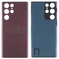 SAMSUNG GALAXY S22 ULTRA S908 ARKA KAPAK (BORDO)