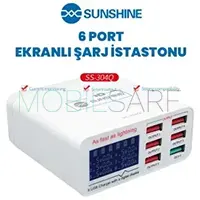 SUNSHINE SS-304Q HIZLI ŞARJ İSTASYONU (6 PORT) (USB 3.0)