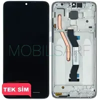 XİAOMİ REDMİ NOTE 8 PRO LCD EKRAN (TEK SİM TEPSİLİ) (ÇITALI) (BEYAZ)