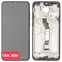 XİAOMİ REDMİ NOTE 8 PRO LCD EKRAN (TEK SİM TEPSİLİ) (ÇITALI) (SİYAH)